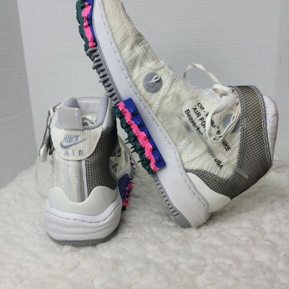 Nike Air Force 1 x Off-White Men's Sneaker Size 9 Mid Top 2022 Shoes - Picture 6 of 13